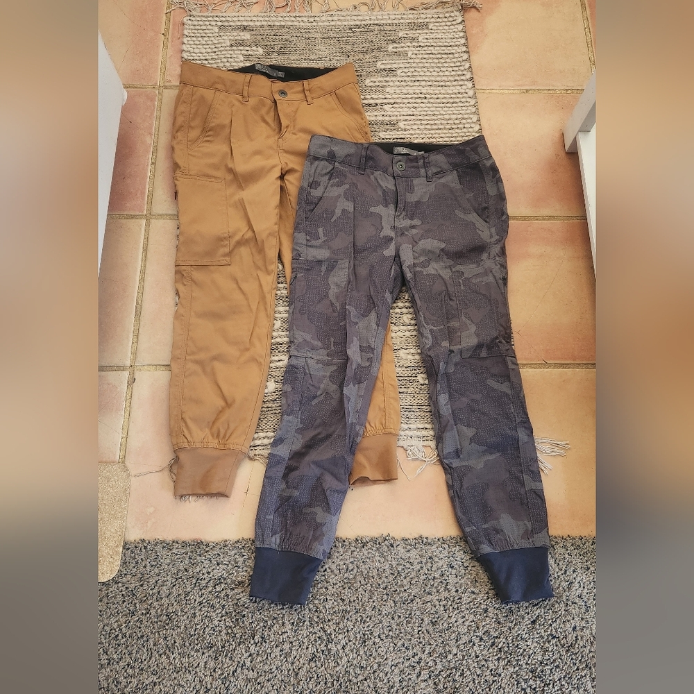 Prana Capri Crop Pants X2 Size 0